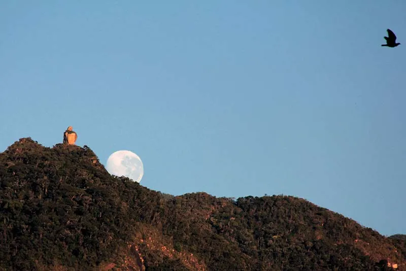 Peito do Pombo y las montañas de Sana